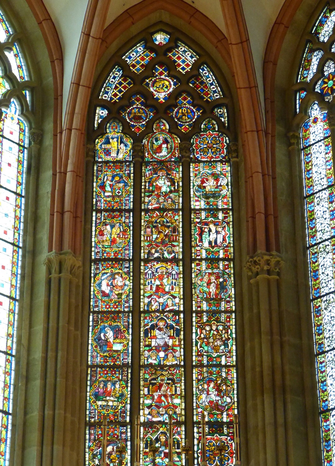 Fensterbild aus dem Dom zu Meissen
